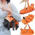 thumbnail image 5 of Cat Carrier Soft Cat Travel Bag Sling Pet Accessories Outdoor, Cat Nail Clipping Cleaning Grooming Restraint Bag No Scratching, 5 of 5