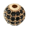 thumbnail image 3 of 8mm Beads for Bracelets Making Large Hole Spacer Round Ball Rhinestones Bracelet Charms Crystal Decor Fashion Accessory for DIY Type 6, 3 of 7