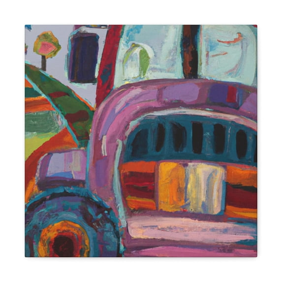 Tractor in the Fields - Canvas