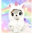 thumbnail image 4 of DolliBu Sparkle Eyes Wolf Unicorn Plush Stuffed Animal Toy - Super Soft Wolfcorn Dress Up with Removable Plush Unicorn Outfit, Cute Fantasy Wildlife Gift - 8 Inches, 4 of 6