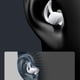 thumbnail image 5 of 1 par de tapones para los oídos de silicona resistentes al agua con reducción de ruido para dormir, nadar y aprender, color negro, 5 of 12