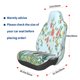 thumbnail image 3 of Fotbe Chinoiserie Floral Palm Tree Funda para Asiento de Auto con Estampado – Impermeable y Antisudor – Ajuste Universal, Lavable a Máquina, Antideslizante (1 Pieza), 3 of 5