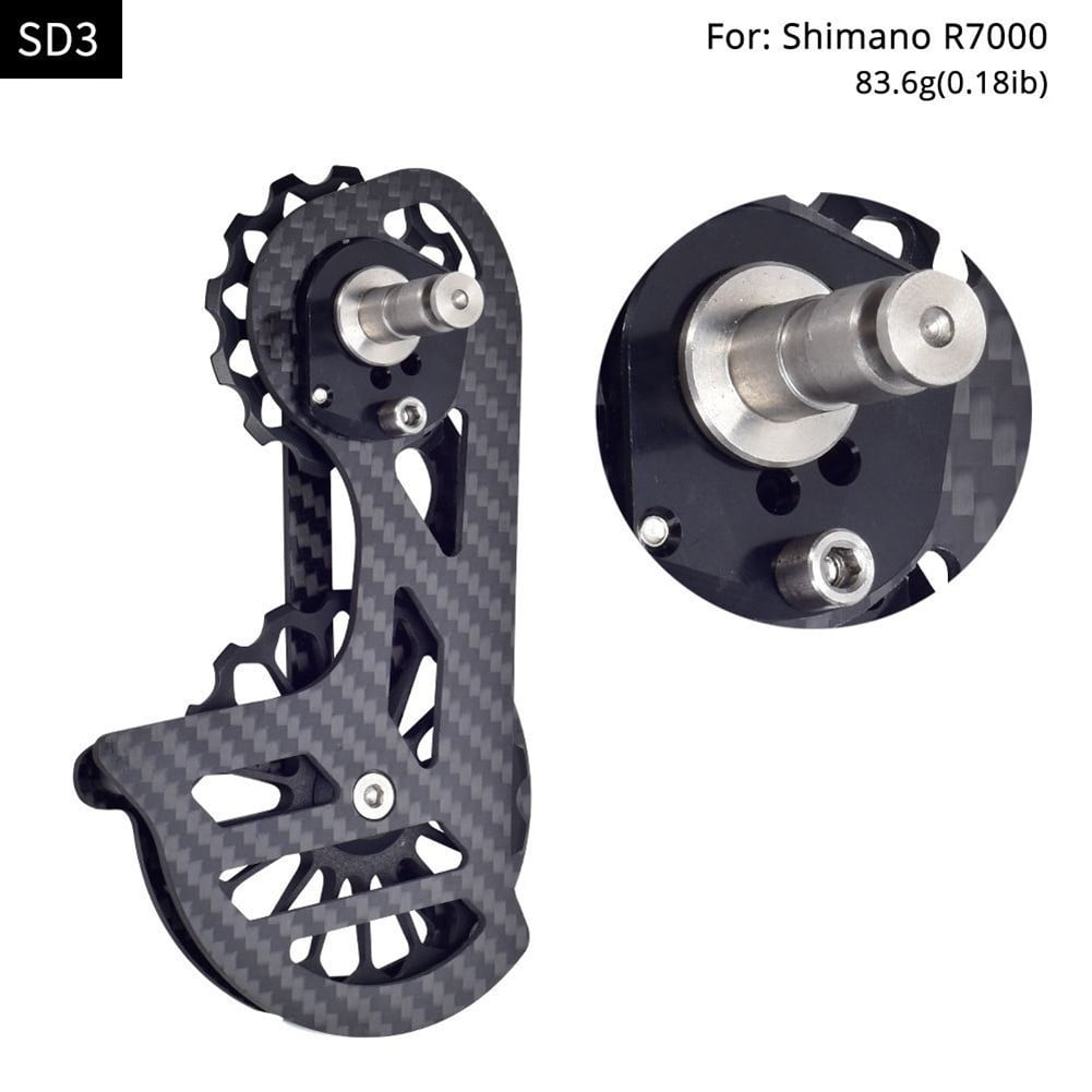 Road Car Carbon Fiber Large Guide WheelRear Dial Guide Wheel Forshimano
