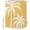 Yellow, variant on Black Palm Tree Shower Curtains for Bathroom, Coastal Tropical Summer Coconut Plants Waterproof Fabric Shower Curtain, Decorative Bathroom Curtain for Bathtub, 72"x72", No Hooks Included