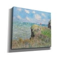 thumbnail image 2 of Epic Graffiti 'Cliff Walk At Pourville' by Claude Monet, Giclee Canvas Wall Art, 30"x26", 2 of 2