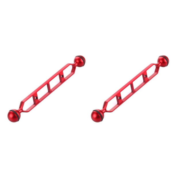 Bearachild 5 7 9 11 pulgadas cabeza de bola doble 1 adaptador de articulación brazo de extensión para abrazadera de mariposa subacuática montaje Type11 NO11
