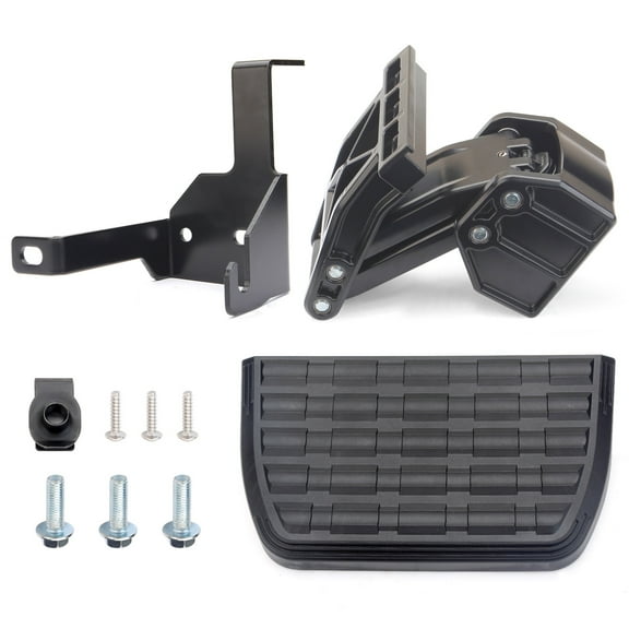 MITZONE Gladiator Bed Step Retractable Bumper Step Compatible with 2020 2021 2022 2023 2024 Jeep Gladiator 3.6L
