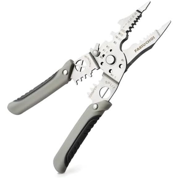 Multi-function Wire Stripper Tool Electrical, 9-in-1 Wire Cutter & Wire Crimping Tool, Adjustable AWG 6-16, Comfortable Grip and Refined Craftsmanship$$Tools & Hardware Other