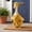 Yellow, variant on Threns Lady Porch Goose Outfit with Spa Themed 23" Lawn Cement Goose Clothes for All Season Patio Yard Garden Geese Decoration,Pink