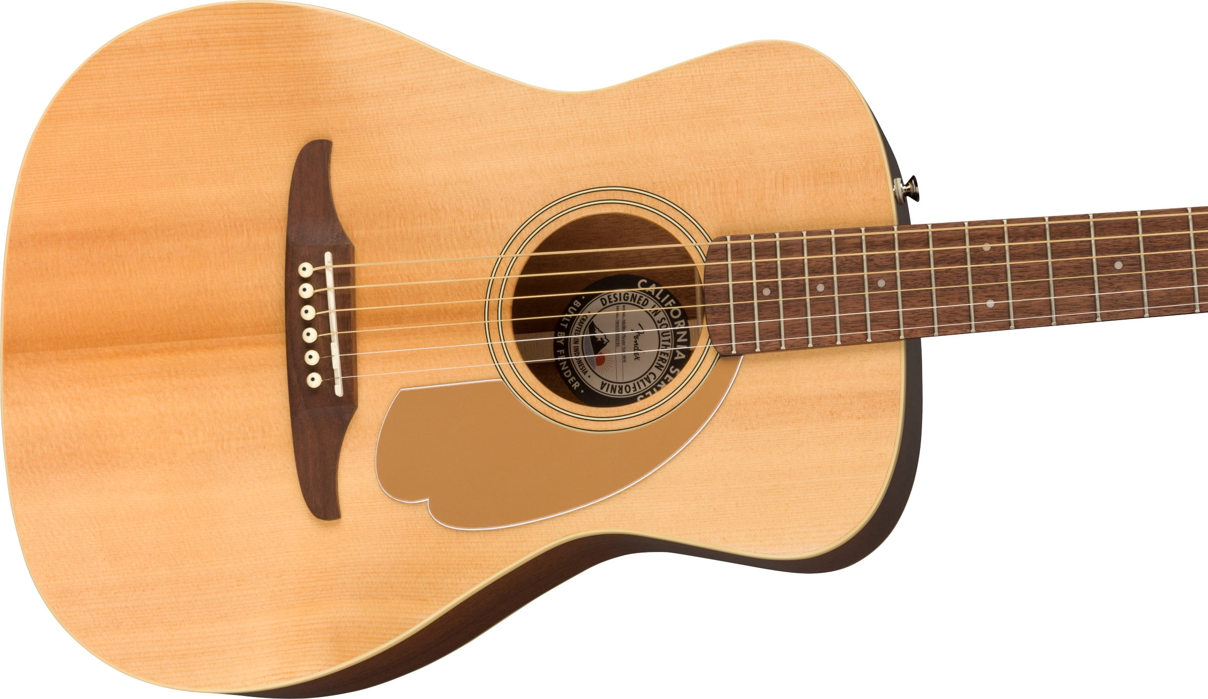 Fender Malibu Player Acoustic-Electric Guitar - Natural w/ Gig Bag