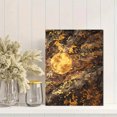 thumbnail image 2 of Abstract Gold Moon Canvas Print, Textured Modern Wall Art for Living Room Bedroom Office Entryway Apartment Home Decor, 2 of 8