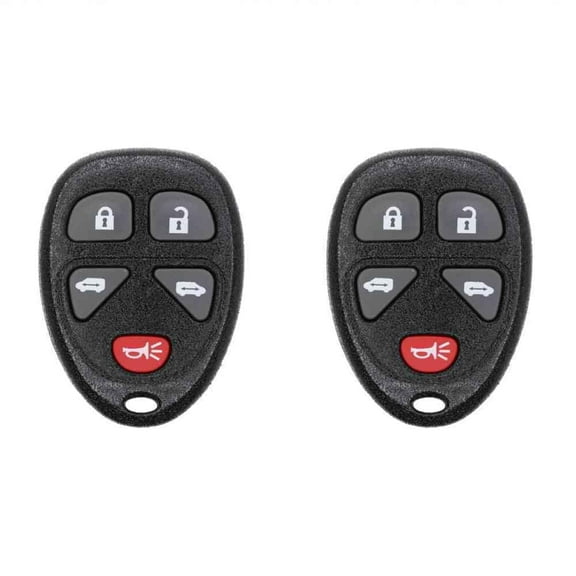 Car Key Fob Keyless Entry Remote for Chevrolet Uplander 2005-2008 FCC KOBGT04A Part Number 15788020 Pack of 2