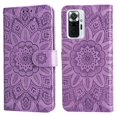 thumbnail image 3 of Funda tipo cartera GANGXUN para Xiaomi Note 10 Pro 4G , diseño girasol, cuero PU, soporte, cierre magnético, tarjetero, 3 of 5