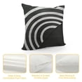 thumbnail image 4 of JRXY Black and White Throw Pillows for Couch Silver Boho Decorative Pillow Covers Geometric Modern Pillowcases, 4 of 5