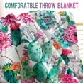 thumbnail image 4 of Yibo Avocado Blanket Flannel Soft and Comfortable Anti-static Bed Sofa Blanket, 4 of 5