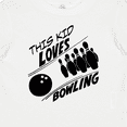 thumbnail image 4 of Inktastic This Kid Loves Bowling Boys or Girls Baby T-Shirt, 4 of 5