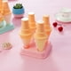 thumbnail image 3 of Moyic Molde lavable para hacer helados para niños, moldes de cono de postre para nevera y congelador de verano, accesorios artesanales para Mostrada Rosa, 3 of 6