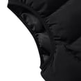 thumbnail image 6 of YLSDY Men's Clearance Puffer Vest Winter Warm Sleeveless Jacket Lightweight Outdoor Vest Zipper Pockets Stand Collar Solid Color Warm Vest Men' Black XXL, 6 of 8