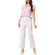 thumbnail image 2 of INSPIRAR CHIC Blusa de Verano Casual con Manga Abullonada Retro y Cuello Peter Pan para Mujeres S Rosa, 2 of 6