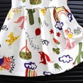 thumbnail image 4 of Penkiiy Summer Girls' Sleeveless Dress with Floral Print - Breathable & Comfy Toddler to Kids Fashion, 4 of 5