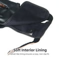 thumbnail image 3 of Archery Three-Finger Protective Glove, Thickened Soft PU Leather & Cowhide Shooting Gear, Anti-Slip Hand Guard for Bow Hunting - Available in S(Child), M(Lady), L, XL Sizes (Black Brown), 3 of 6