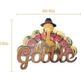 thumbnail image 4 of Letter2Word Gobble Turkey Thanksgiving Wall Decal Word Display, 3D Handpainted Thanksgiving Wall Decal, 19668, 4 of 8