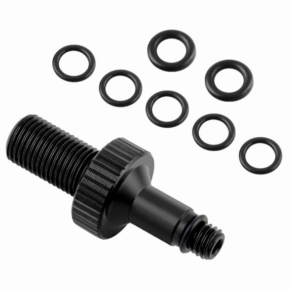 Bicycles Rear Shock Air Pump Valve Adapter Tool Mountain Bike Suspension Air Valve Adapter Aluminum Alloy Converter