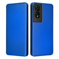 thumbnail image 1 of For TCL 505 Phone Case Carbon Fiber Texture Leather Magnetic Closing Shell, 1 of 5