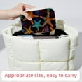 thumbnail image 6 of Starfish Velvet Portable Jewelry Organizer with Removable Compartment - Necklace Holder, Jewelry Box, and Bracelet Holder, 6 of 7