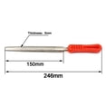 thumbnail image 1 of Bgsha 6in Flat/Half Round/Triangle Coating Needle File Ceramic Polishing Tool, 1 of 6