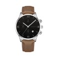 thumbnail image 2 of Resicozy Men Watches Quartz Watch Casual Men's Wrist Watches Date Display Mens Watch with Leather Strap, 2 of 3
