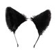 thumbnail image 3 of Diadema de felpa con orejas, tocados para el pelo, accesorios para fiestas de disfraces, accesorios para el cabello para puesta en escena, fiestas de Negro, 3 of 10