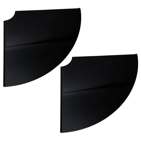 2 Sets of Acrylic Wall Shelf Wall-mounted Floating Shelf Records Wall Corner Shelf