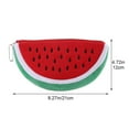 thumbnail image 2 of Large Capacity Watermelon Pencil Case Simulate Watermelon Pen Bag Plush Watermelon Pencil Storage Bag office Supplies, 2 of 7