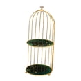thumbnail image 4 of Bathroom Storage Rack,Vanity Tray,Dessert Cupcake Stand Pantry Birdcage Makeup Organizer Shower Shelf for Shampoo, Dresser, Fireplace Peacock .8x19in, 4 of 8