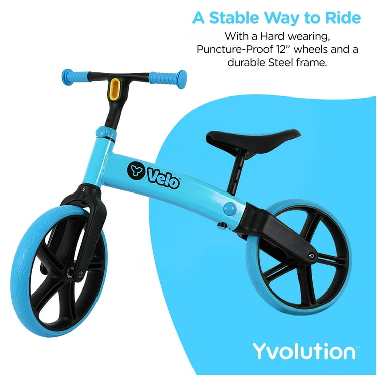 Yvolution Y Velo Balance Bike 12 No Pedal Ages 3 4 5 Years Blue Unisex Walmart