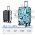 thumbnail image 6 of Easygdp Flying Swallows Double-Sided Printed Elastic Suitcase Protective Cover,Invisible Zipper, Business Trip Luggage Cases,Washable And Resistant To Falling -Medium, 6 of 9