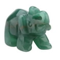 thumbnail image 2 of Figurine d'Éléphant Sculptée en Pierre de 1,5 Pouce, Énergie Positive, Détails Réalistes, Solide, Décoration de Bureau à Domicile, Cadeau, Pièce de Collection, 2 of 8