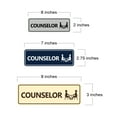thumbnail image 4 of Standard Counselor Sign (Blue) - Small, 4 of 5