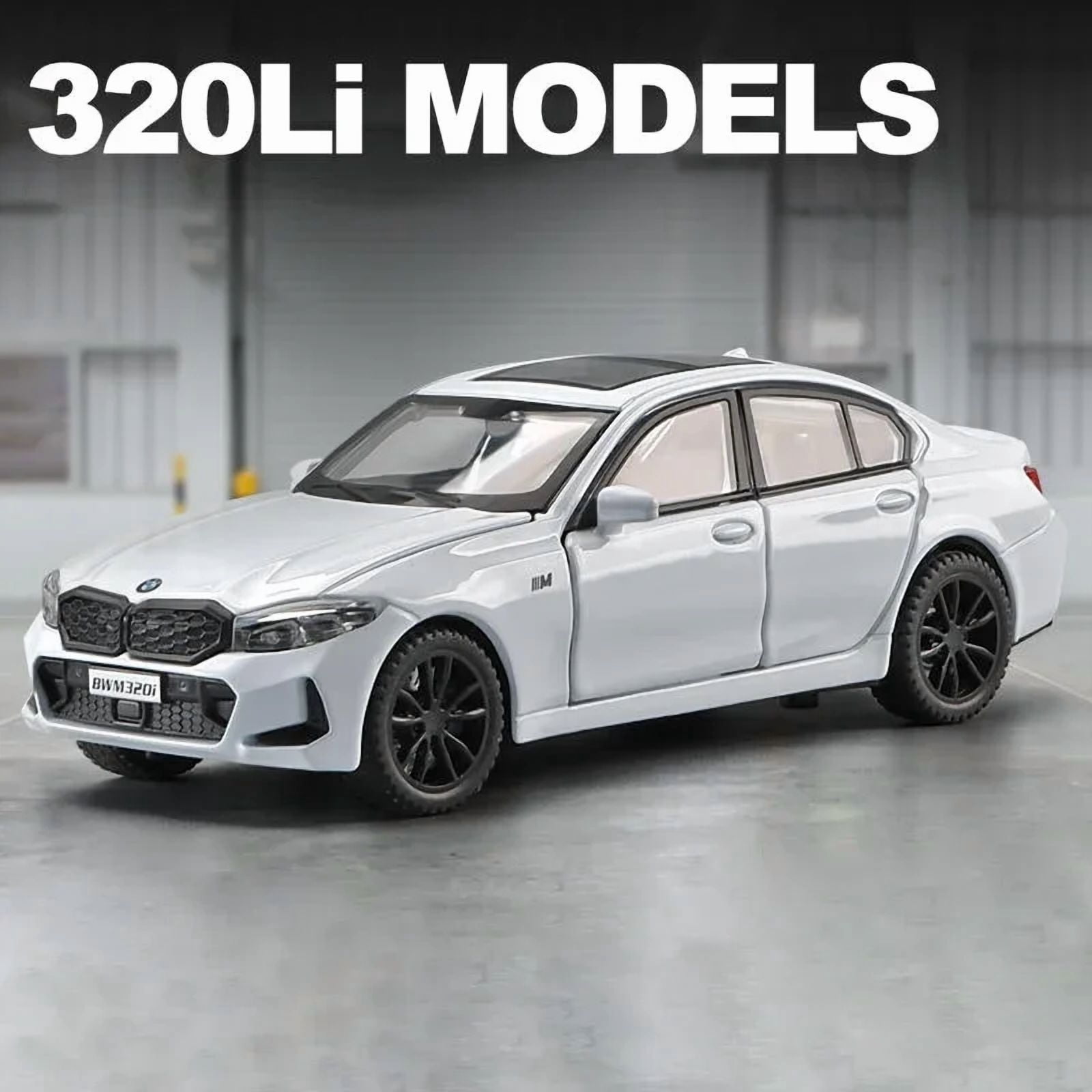 1:32 BMW 320i THE 3 2025 Alloy Model Car Toy Diecasts Casting Sound and Light Car Toys For Children Vehicle