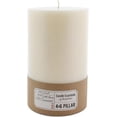 thumbnail image 1 of HomArt Pillar Paraffin Wax Candle, 4-Inch by 6-Inch, Ivory, 1 of 2