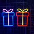 thumbnail image 1 of Musbetu LED Gift Box Neon Lights Vibrant Colors Easy to Use Create Atmosphere Christmas Day Decoration Colourful Lights, 1 of 7