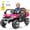 Rose Pink, variant on Joyracer 12V Ride on Toys UTV for Kids, Electric Car with Remote, Powered Ride on Dump Truck w/ Dump Bed & Shovel, Spring Suspension, Bluetooth Music, LED Lights, Black