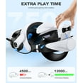 thumbnail image 5 of MQ3003 Enhanced Elite Head Strap - Compatible with Meta Quest 2/3/3S,Beboncool 10000mAh Rechargeable Battery & 4-Way Ergonomic Adjustment, 5 of 7