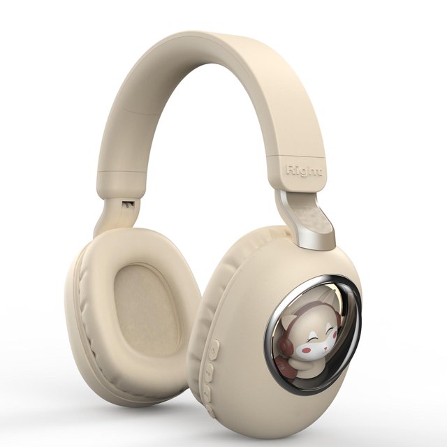 Lindo auricular sobre portátil plegable, auriculares para computadora de escritorio, computadora portátil , ardilla yotijar Auriculares