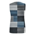 thumbnail image 5 of DeHolifer Tank Tops for Women Summer V-Neck Button Color Block Sleeveless Blouse Loose Lightweight Tank Tops Navy XL, 5 of 6