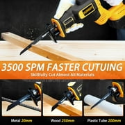 AILONGCITY 21 V Cordless Reciprocating Saw, 4.0 Ah, 3500 RPM