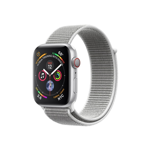 Apple Watch Series 4 (GPS + Cellular) - 44 mm - silver aluminum 