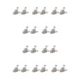 thumbnail image 3 of Minnieouse Anillo de punto Joyería estereoscópica Anillos de apertura ajustable Suministros de costura Parejas Accesorios de boda Plata NJ135 Plata NJ135 10Conjunto, 3 of 6