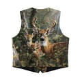 thumbnail image 5 of Garronmavis Deers Boys Outerwear Vests Versatile Camo Forest Sleevless Fall Winter Warm Outerwear with Pockets Fashion Sleeveless Slim Fit Vests Stylish Adjustable Back Strap Vest, 5 of 7